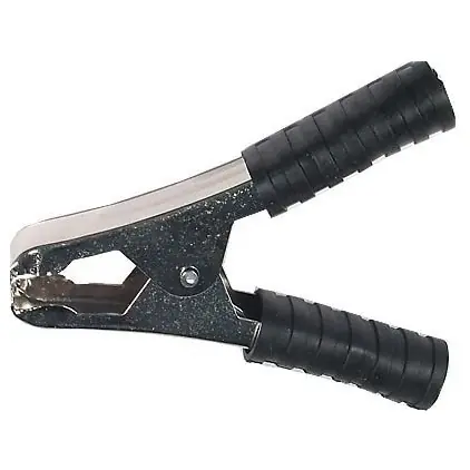 Bateriové kleště 200A s gumovou izolací, černé o délce 120 mm Omezená Nabídka