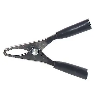 Bateriové kleště 15A s bužírkovou izolací, černé o délce 70 mm D981 Originální